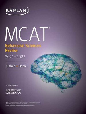 cover image of MCAT Behavioral Sciences Review 2021-2022